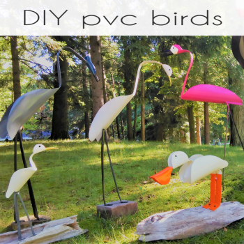 how to make pvc pipe birds